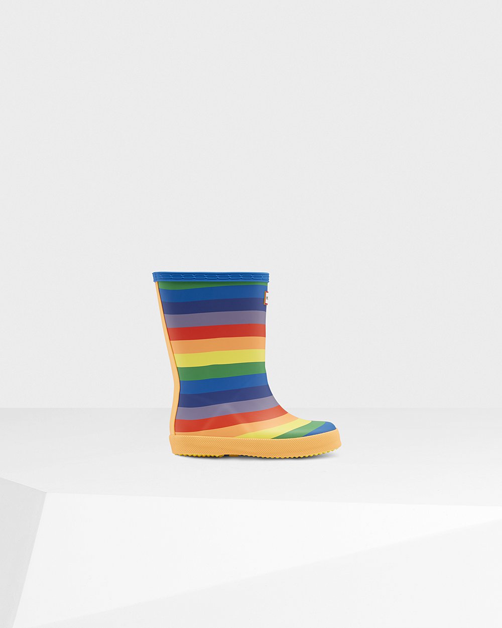 Kids Rain Boots - Hunter Original First Classic Rainbow (75KFWBPYT) - Multicolor